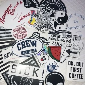 50 RANDOM BRANDY STICKERS